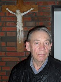 Kirchenratsmitglied Vladimir Kromm im April 2021 im Gruppenraum des St. Johannes Hauses Hasport Annenheide