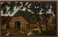 Gemälde seines Hofes von Diedrich Mester 